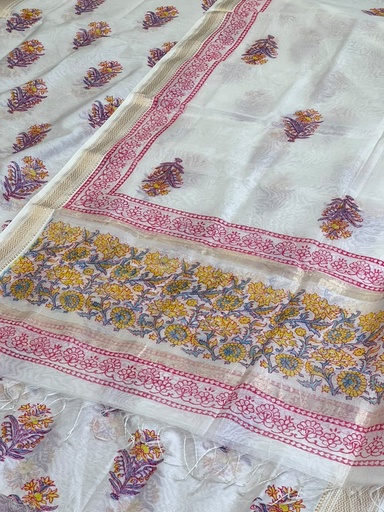 [SUZH3950] Handloom Maheshwari Silk Suits 5025