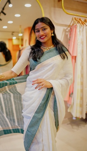 [SALT2950] Premium Linen Sarees 5051