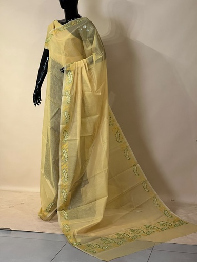[SABA3950] Khadi Tissue Sarees 5012
