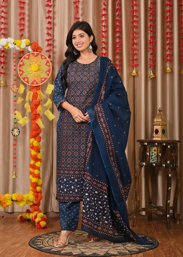 Cotton Kurti Sets 5043