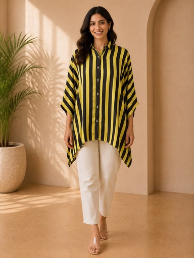 Ajrakh Modal Shirt Kaftans 5015