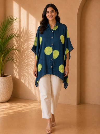 Ajrakh Modal Shirt Kaftans 5015