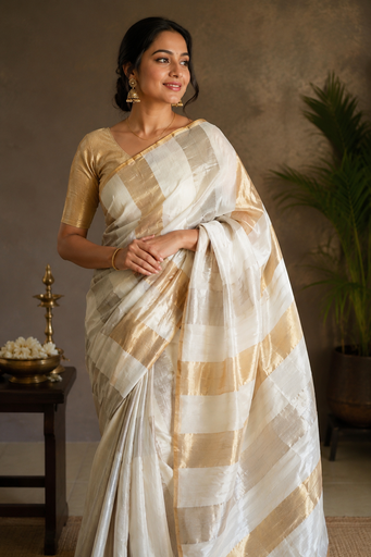 [SAZH11500] Handloom Maheshwari Silk Sarees 5031