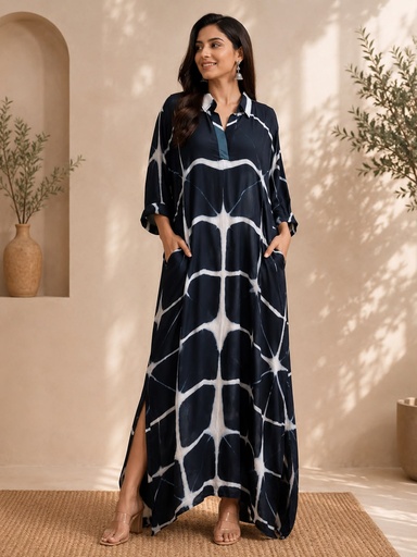 [KUBLZ4250] Batik Modal Dresses 5053