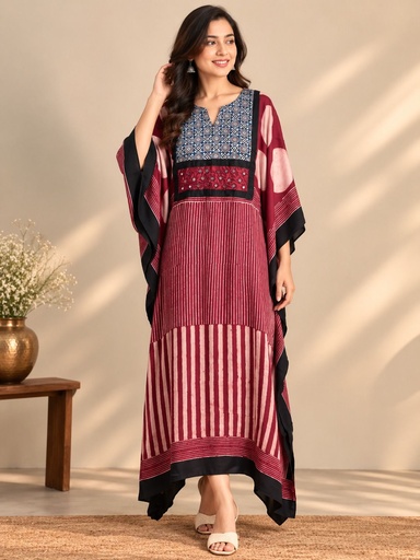 [KARH3950] Box pattern modal kaftans 4803