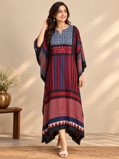 [KARH3950] Box pattern modal kaftans 4803
