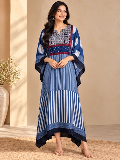 [KARH3950] Box pattern modal kaftans 4803