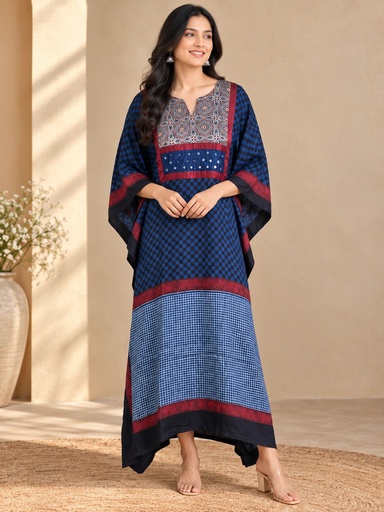[KARH3950] Box pattern modal kaftans 4803