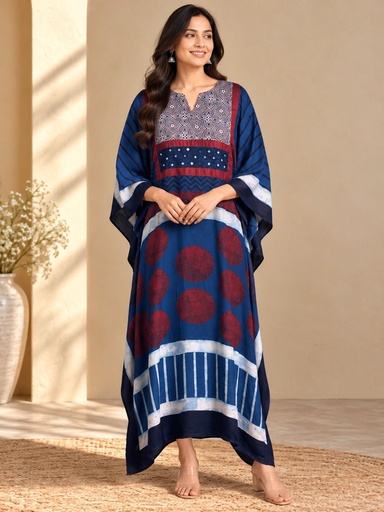[KARH3950] Box pattern modal kaftans 4803