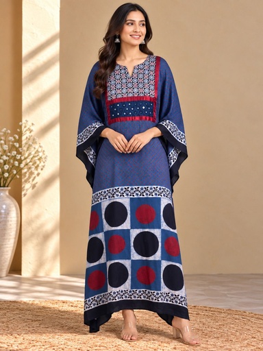 [KARH3950] Box pattern modal kaftans 4803