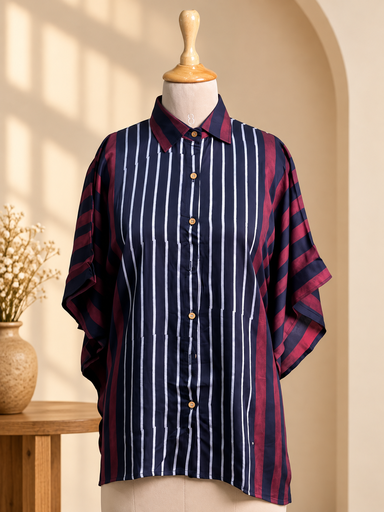 [KARH2250] Ajrakh Modal Shirt Kaftans 5015 