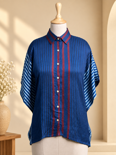 [KARH2250] Ajrakh Modal Shirt Kaftans 5015 