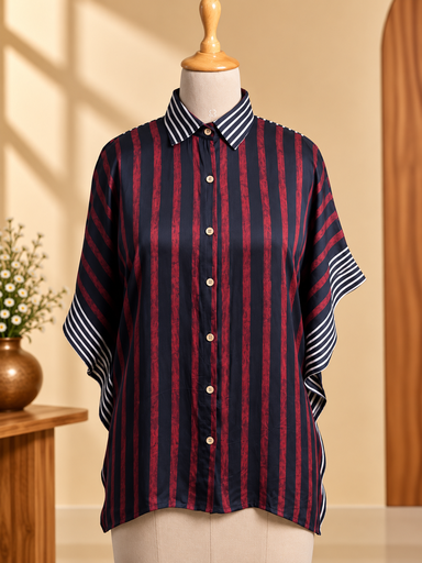 [KARH2250] Ajrakh Modal Shirt Kaftans 5015 