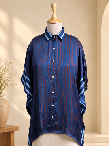[KARH2250] Ajrakh Modal Shirt Kaftans 5015 