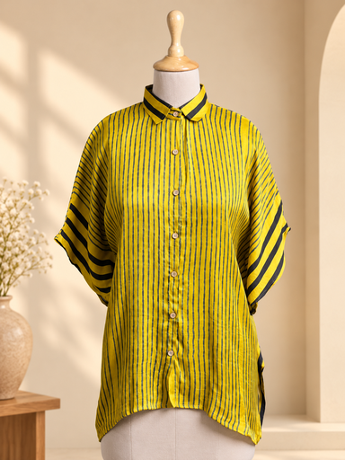 [KARH2250] Ajrakh Modal Shirt Kaftans 5015 