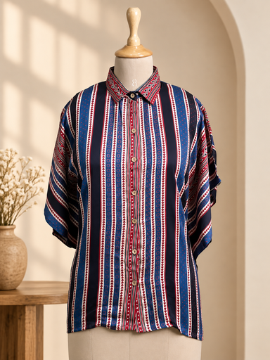 [KARH2250] Ajrakh Modal Shirt Kaftans 5015 