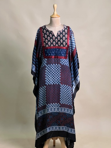 [KARH3950] Box pattern modal kaftans 4803