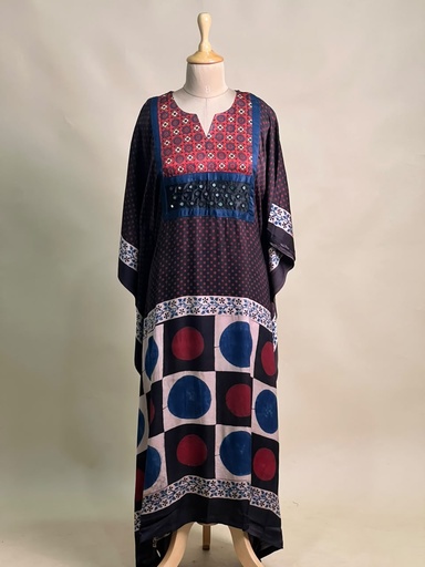 [KARH3950] Box pattern modal kaftans 4803