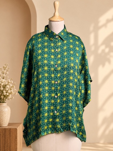 [KARH2250] Ajrakh Modal Shirt Kaftans 5015