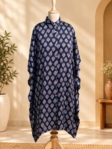 Ajrakh Modal Shirt Kaftans 5015