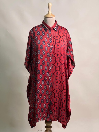 Ajrakh Modal Shirt Kaftans 5015