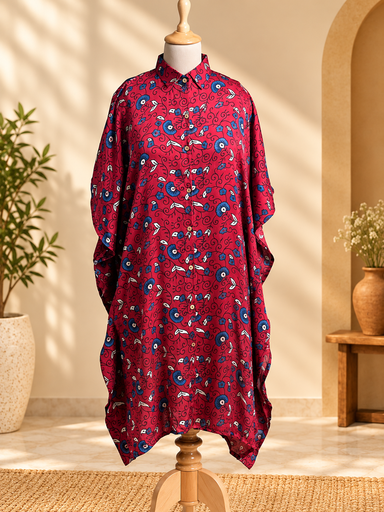 Ajrakh Modal Shirt Kaftans 5015