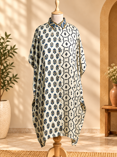 Ajrakh Modal Shirt Kaftans 5015