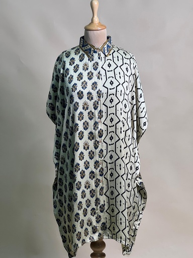 Ajrakh Modal Shirt Kaftans 5015