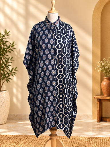 Ajrakh Modal Shirt Kaftans 5015