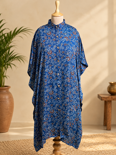Ajrakh Modal Shirt Kaftans 5015