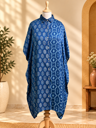 Ajrakh Modal Shirt Kaftans 5015