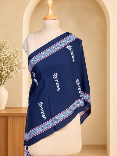 [STAZ1650] Ajrakh Modal Stoles 5071 