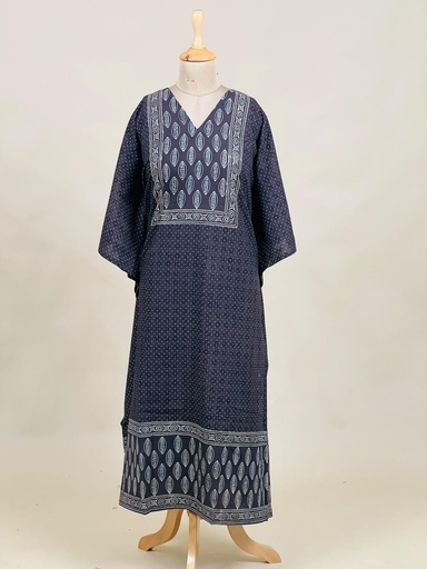 [KAAZ2620] Ajrakh Cotton Kaftans 4802